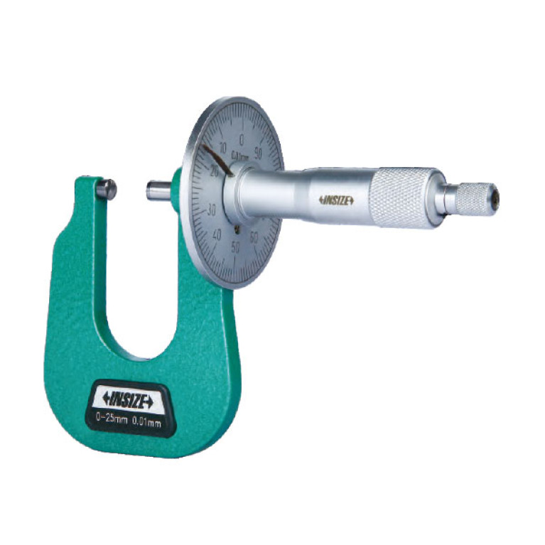 Микрометр для листового металла 0-15мм 0.01мм глубина рамки 50мм (3263-15A) INSIZE