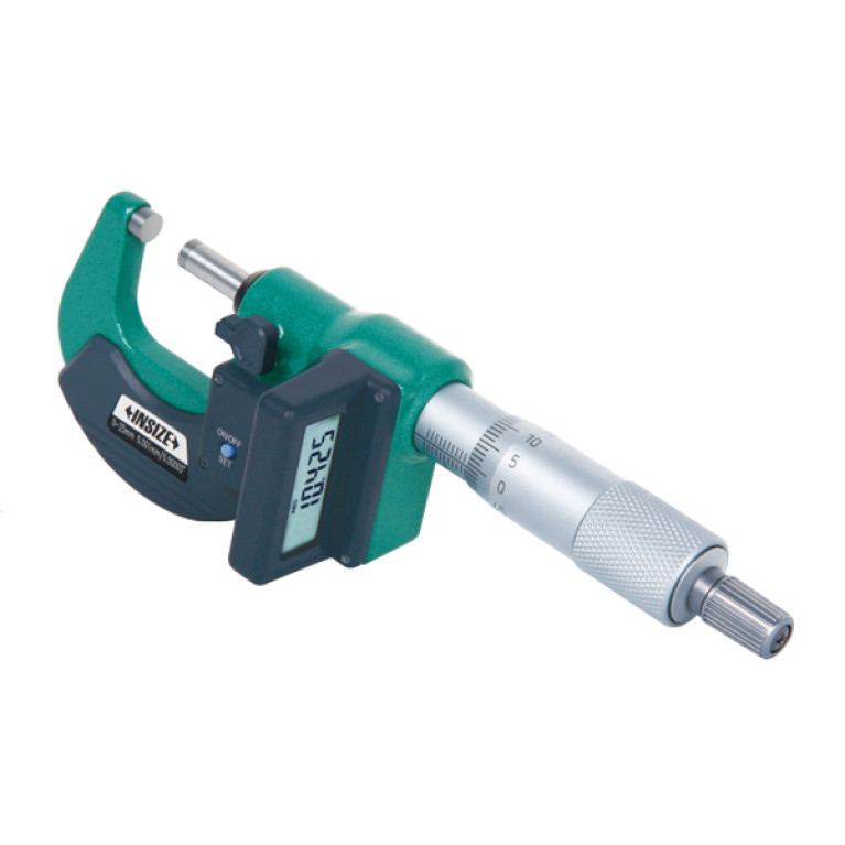 Микрометр цифровой с вертикальным дисплеем 0-25мм 0.001мм IP65 (3565-25A) INSIZE