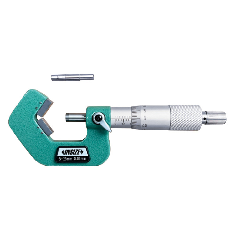 Микрометр для измерения толщины трубных стенок 5-25мм 0.01мм (3290-255A) INSIZE