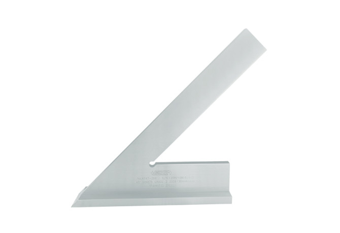 Угольник поверочный лекальный 45° 200x130мм (4747-200) INSIZE