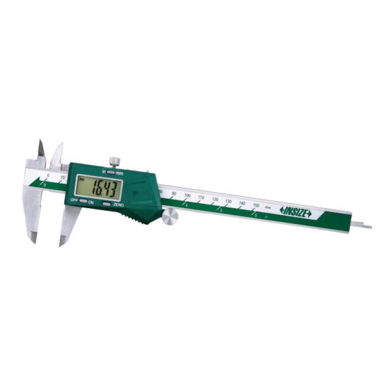 Штангенциркуль цифровой 150мм 0.01мм вылет губок 40мм с роликом (1108-150) INSIZE