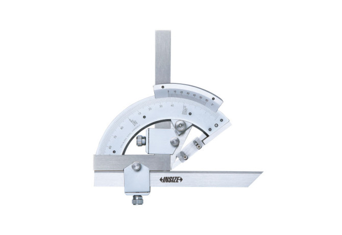 Угломер с открытым лимбом 0-320° 2' с установочной мерой (2374-320D) INSIZE