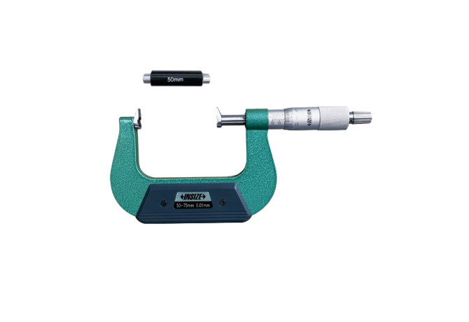 Микрометр с удлиненными губками 50-75мм 0.01мм (3283-75A) INSIZE