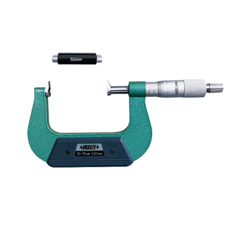 Микрометр с удлиненными губками 50-75мм 0.01мм (3283-75A) INSIZE