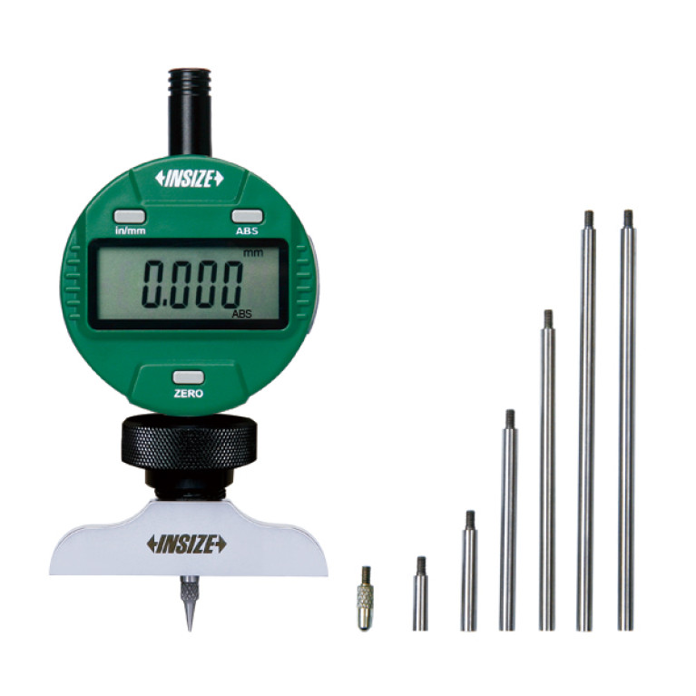Глубиномер цифровой 300мм 0.001мм основание 63x17мм (2141-301) INSIZE