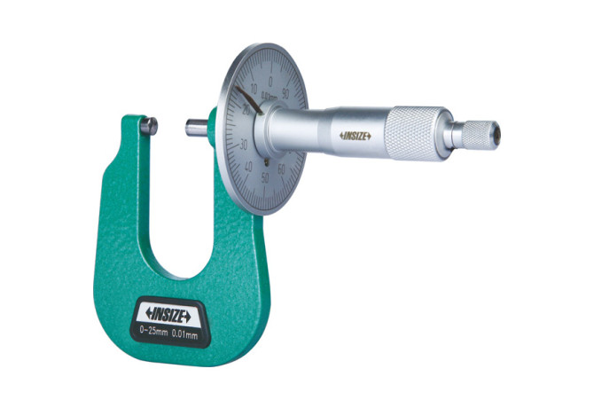 Микрометр для листового металла 0-25мм 0.01мм глубина рамки 50мм (3263-25A) INSIZE