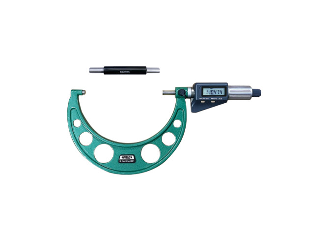 Микрометр цифровой с фрикционным барабаном 100-125мм 0.001мм (3109-125A) INSIZE