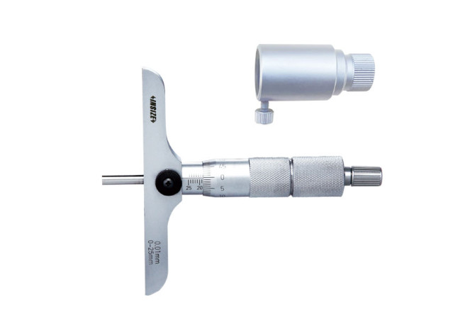 Глубиномер микрометрический 25мм 0.01мм (3241-25) INSIZE