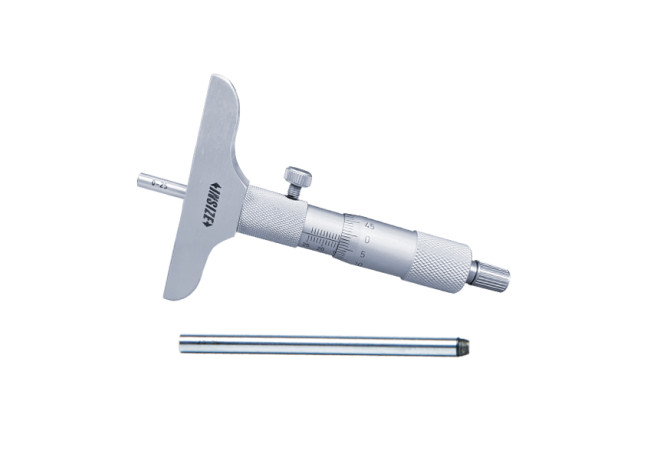 Глубиномер микрометрический 50мм 0.01мм с плоским наконечником (3240-B50) INSIZE