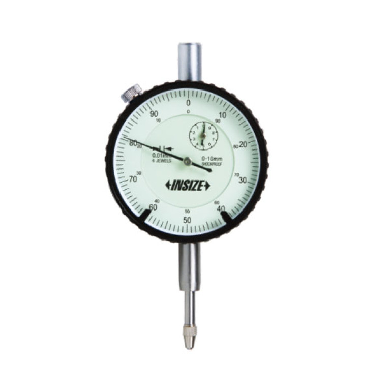 Индикатор часового типа противоударный с проушиной 10мм 0.01мм (2314-10A) INSIZE