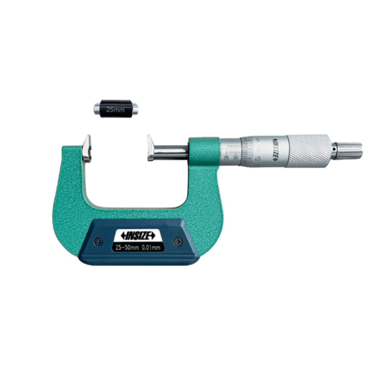 Микрометр с удлиненными губками 25-50мм 0.01мм (3283-50A) INSIZE