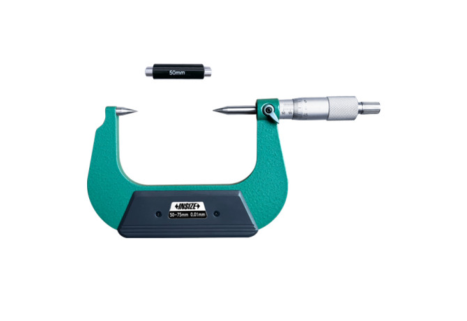 Микрометр с точечным контактом 30° 50-75мм 0.01мм (3230-75A) INSIZE