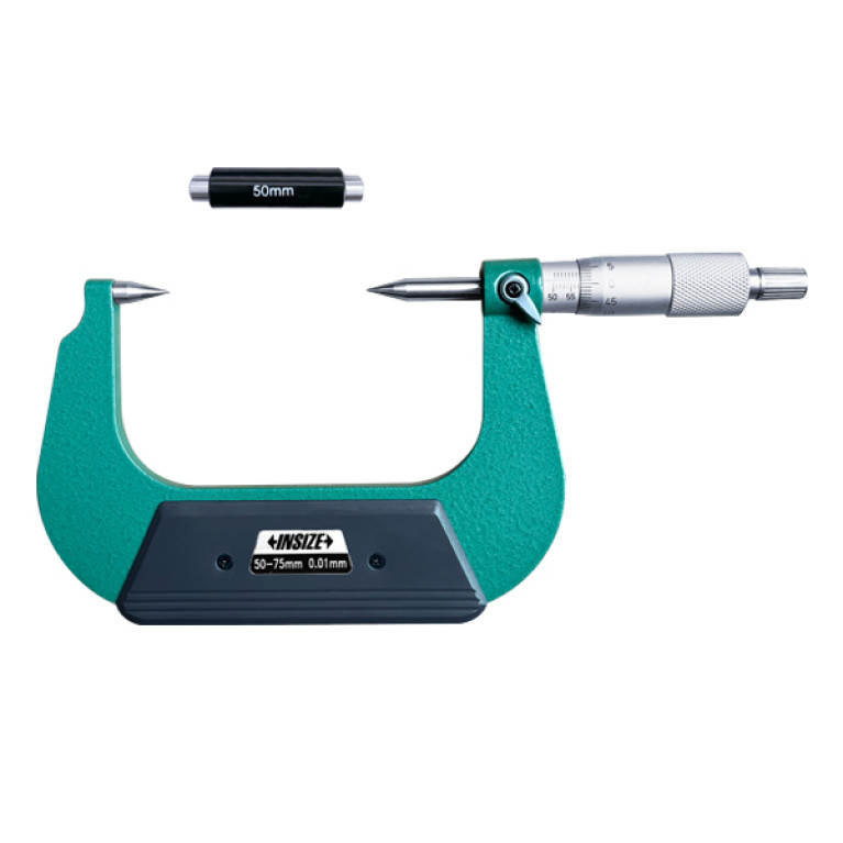 Микрометр с точечным контактом 30° 50-75мм 0.01мм (3230-75A) INSIZE