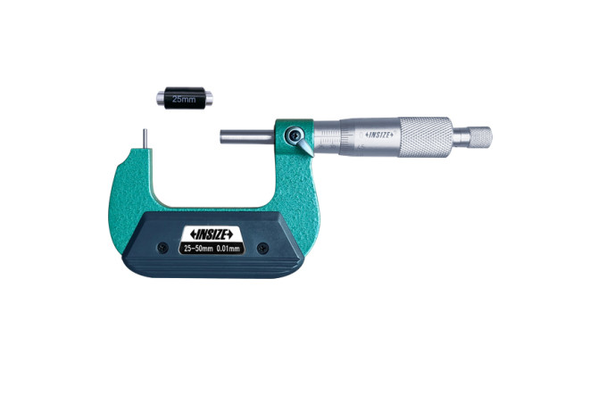 Микрометр трубный 25-50мм 0.01мм наконечник 1.8x8мм (3261-50A) INSIZE