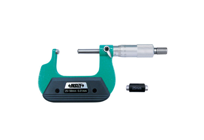 Микрометр трубный со сферической пяткой 25-50мм 0.01мм (3260-50SA) INSIZE