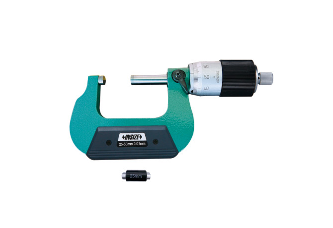 Микрометр гладкий с быстрой подачей 25-50мм 0.01мм (3208-50B) INSIZE