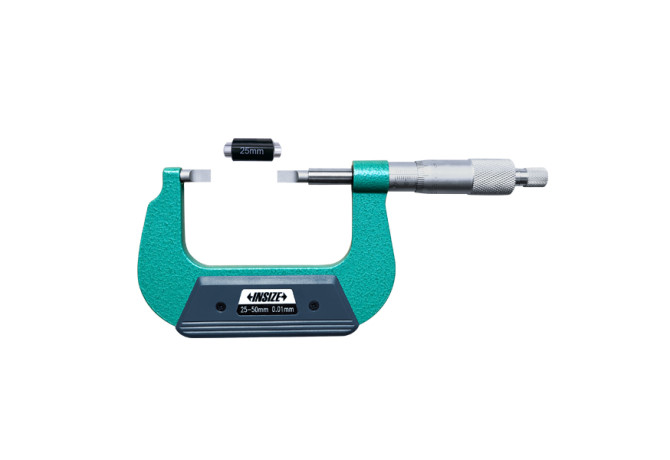 Микрометр с лезвийными губками с невращающимся шпинделем 25-50мм 0.01мм (3232-50A) INSIZE