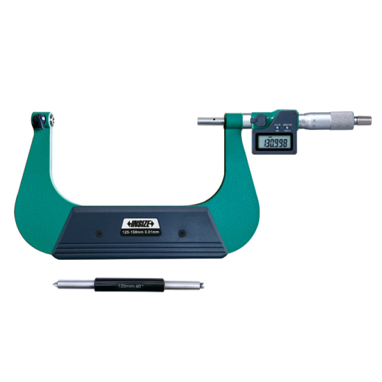 Микрометр резьбовой цифровой 125-150мм 0.001мм (3581-150A) INSIZE