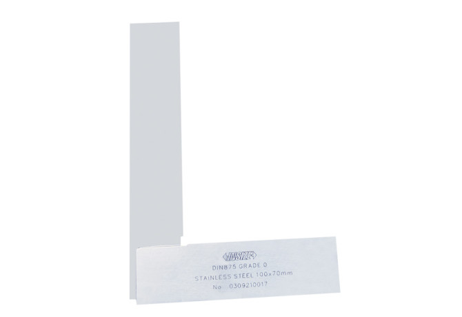 Угольник поверочный лекальный с широким основанием класс 0 100x70мм (4792-100) INSIZE