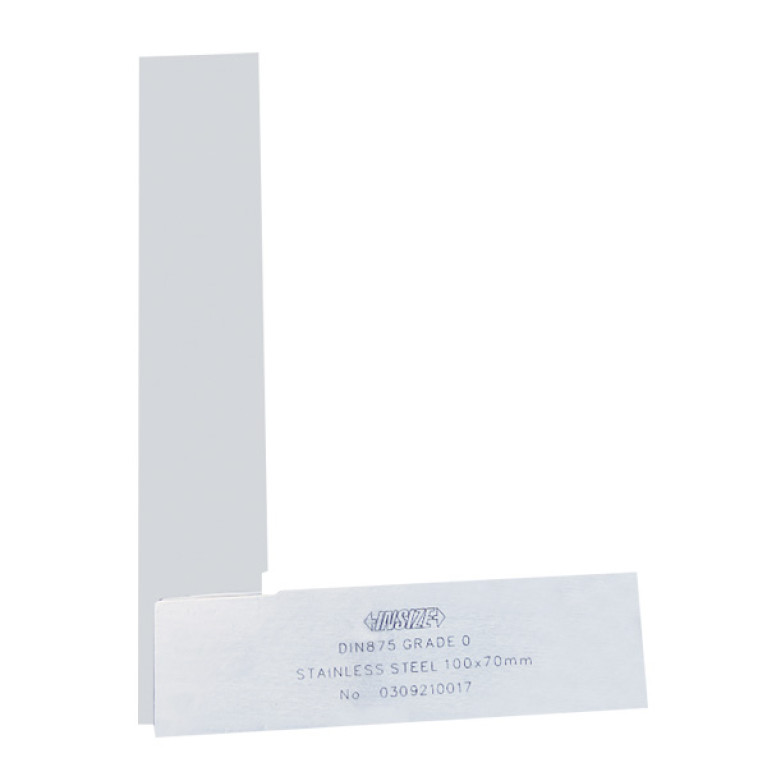 Угольник поверочный лекальный с широким основанием класс 0 100x70мм (4792-100) INSIZE