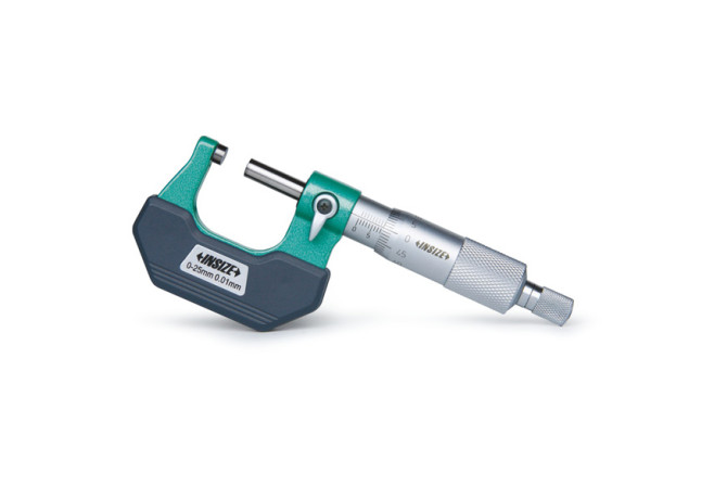 Микрометр гладкий 0-25мм 0.01мм (3202-25A) INSIZE