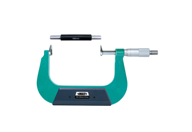 Микрометр с удлиненными губками 100-125мм 0.01мм (3283-125A) INSIZE