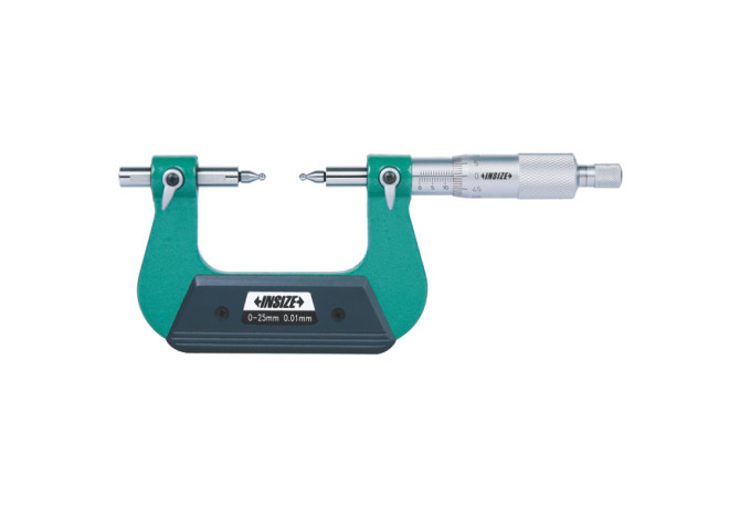 Микрометр для измерения диаметра зубчатых колес 125-150мм 0.01мм (3291-150) INSIZE