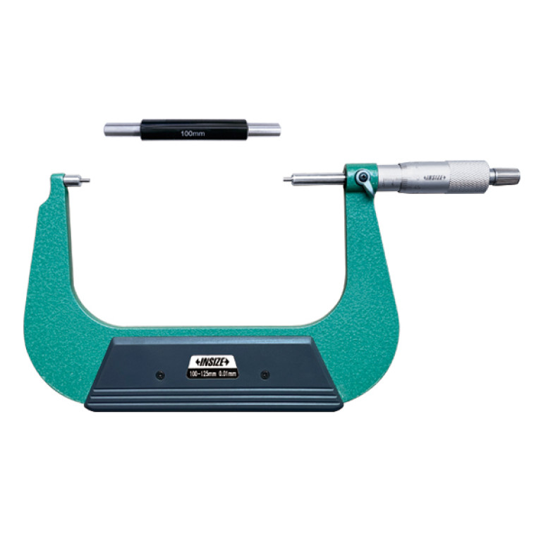 Микрометр со ступенчатыми измерительными поверхностями 100-125мм 0.01мм (3233-125A) INSIZE