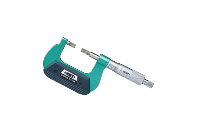 Микрометр с лезвийными губками с невращающимся шпинделем 0-25мм 0.01мм (3232-25A) INSIZE