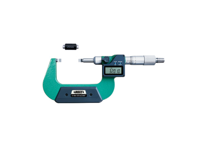 Микрометр цифровой с лезвийными губками с невращающимся шпинделем 25-50мм 0.001мм (3532-50BA) INSIZE