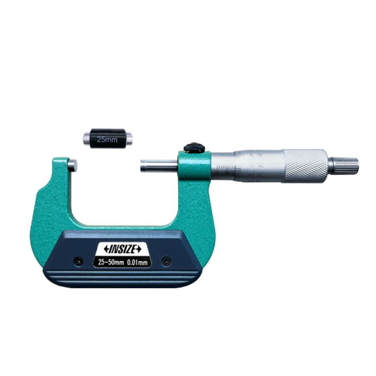 Микрометр гладкий для левшей 25-50мм 0.01мм (3236-50B) INSIZE