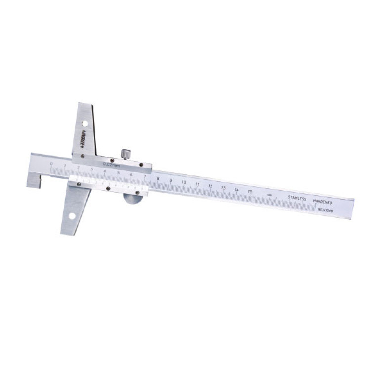 Штангенглубиномер нониусный крючкового типа 150мм 0.02мм (1248-1501) INSIZE