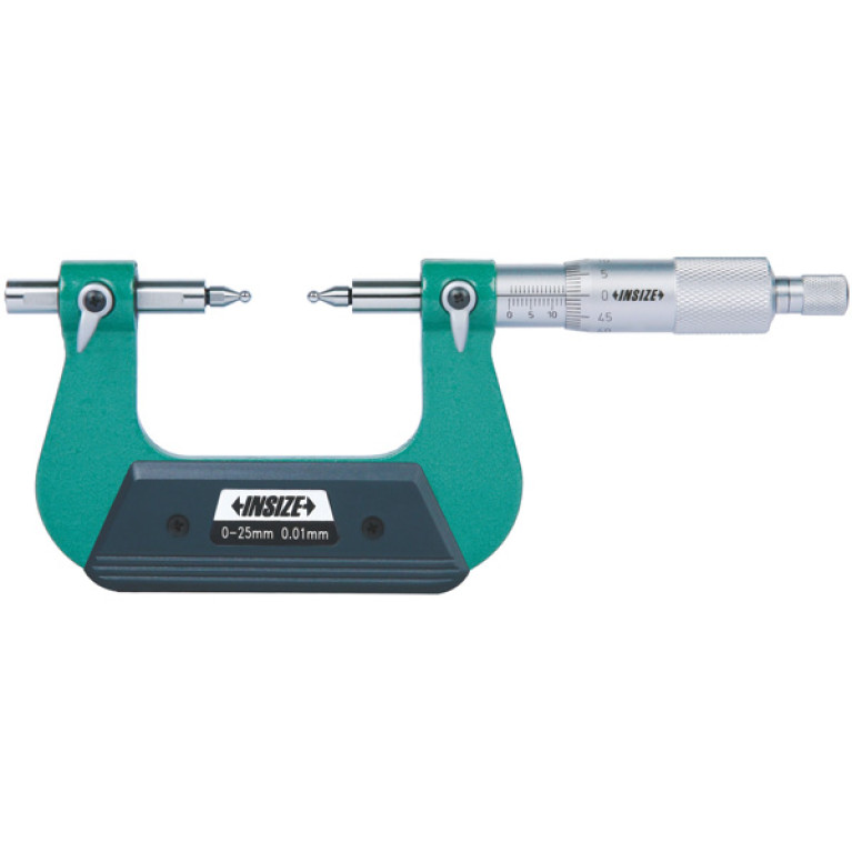 Микрометр для измерения диаметра зубчатых колес 100-125мм 0.01мм (3291-125) INSIZE
