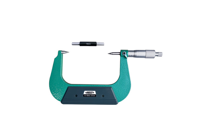 Микрометр с точечным контактом 30° 75-100мм 0.01мм (3230-100A) INSIZE