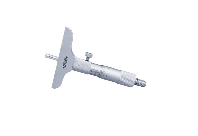 Глубиномер микрометрический 25мм 0.01мм с плоским наконечником (3240-B25) INSIZE