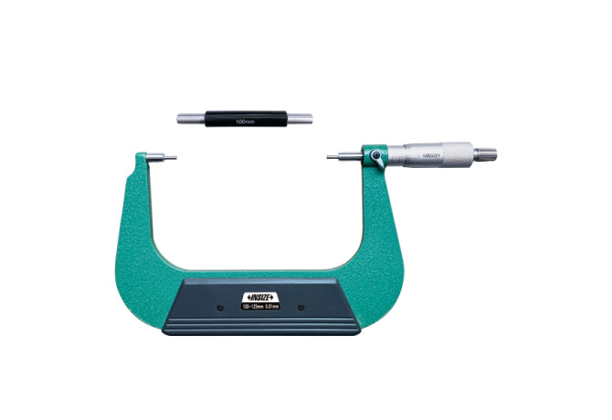 Микрометр со ступенчатыми измерительными поверхностями 100-125мм 0.01мм (3233-125BA) INSIZE