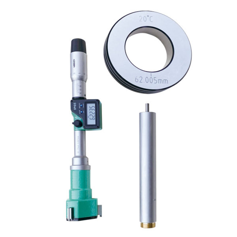 Нутромер цифровой трехточечный 62-75мм 0.001мм IP65 (3127-75) INSIZE