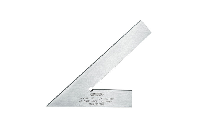 Угольник поверочный с широким основанием 45° 150x100мм (4745-1150) INSIZE