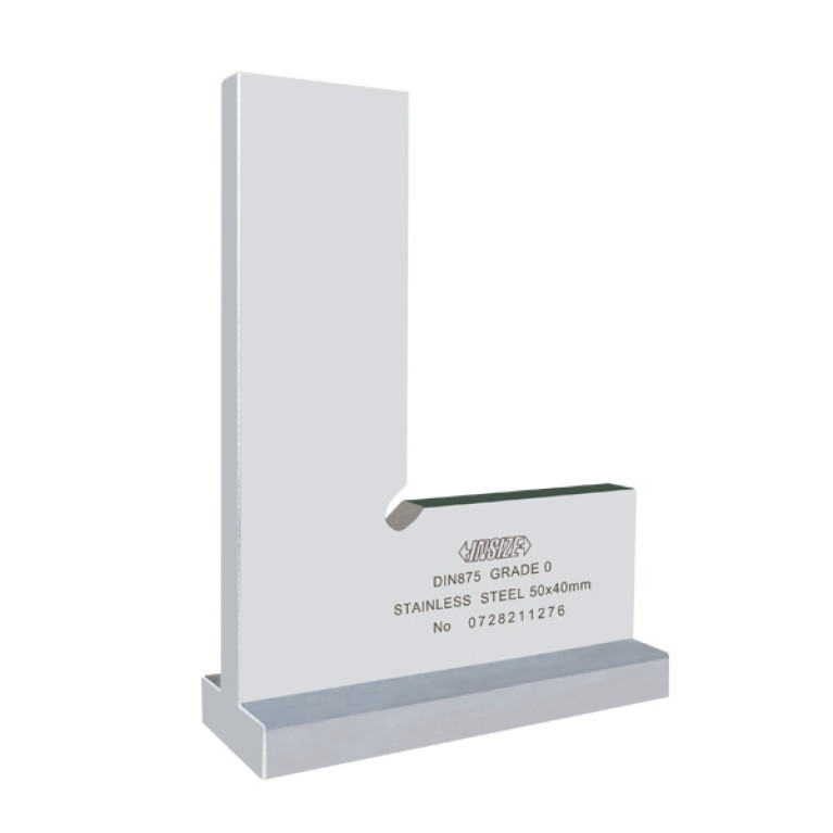 Угольник поверочный лекальный с широким основанием класс 0 50x40мм (4793-50) INSIZE