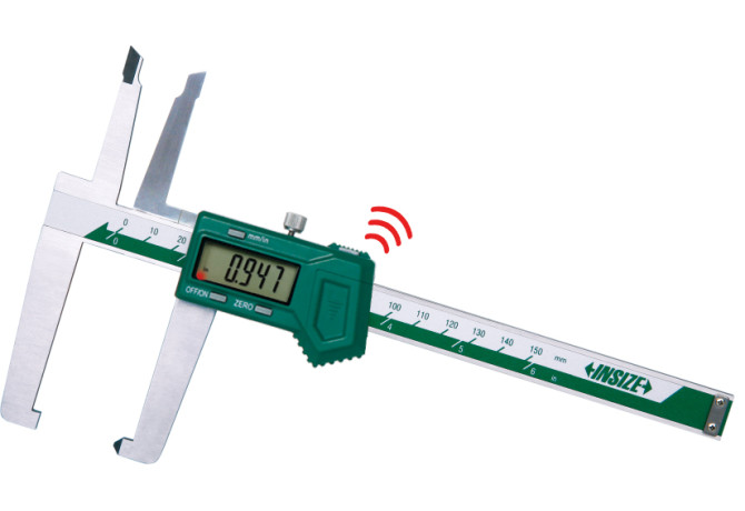 Штангенциркуль цифровой со встроенной беспроводной связью для измерения дисковых тормозов и колодок 150мм (1167-150AWL) INSIZE