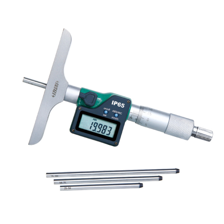 Глубиномер цифровой микрометрический 100мм 0.001мм (3540-100) INSIZE
