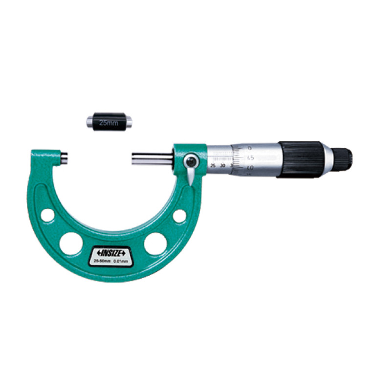 Микрометр гладкий с фрикционным барабаном 25-50мм 0.01мм (3203-50FA) INSIZE
