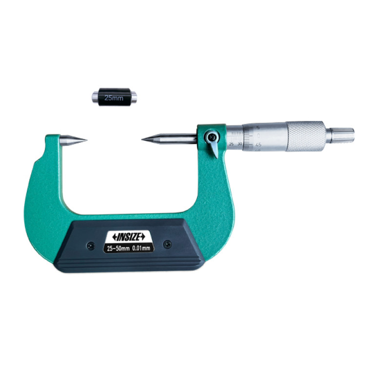 Микрометр с точечным контактом 30° 25-50мм 0.01мм (3230-50A) INSIZE