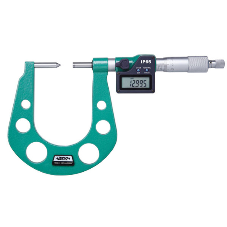 Микрометр цифровой для измерения дисковых тормозов 7.6-33мм 0.001мм IP54 (3588-33A) INSIZE