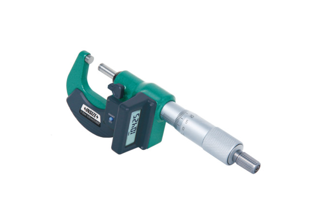 Микрометр цифровой с вертикальным дисплеем 25-50мм (3565-50A) INSIZE