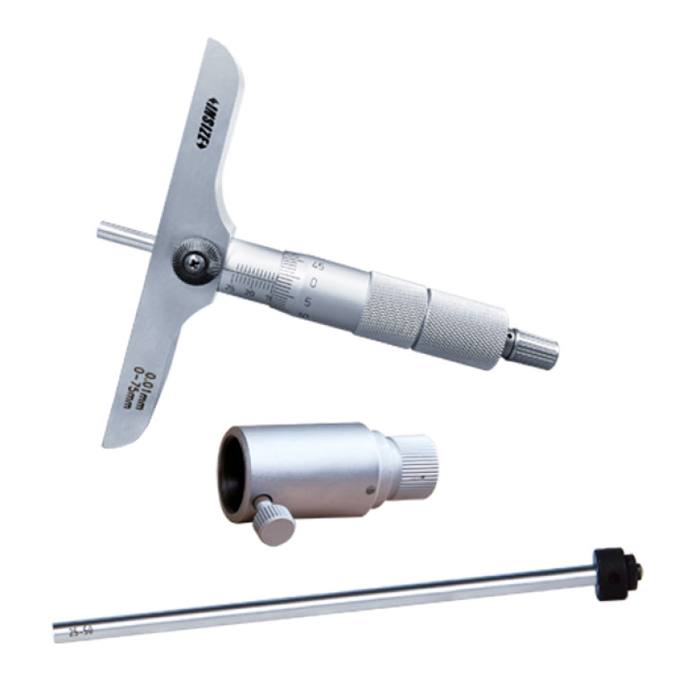 Глубиномер микрометрический 75мм 0.01мм (3241-75) INSIZE