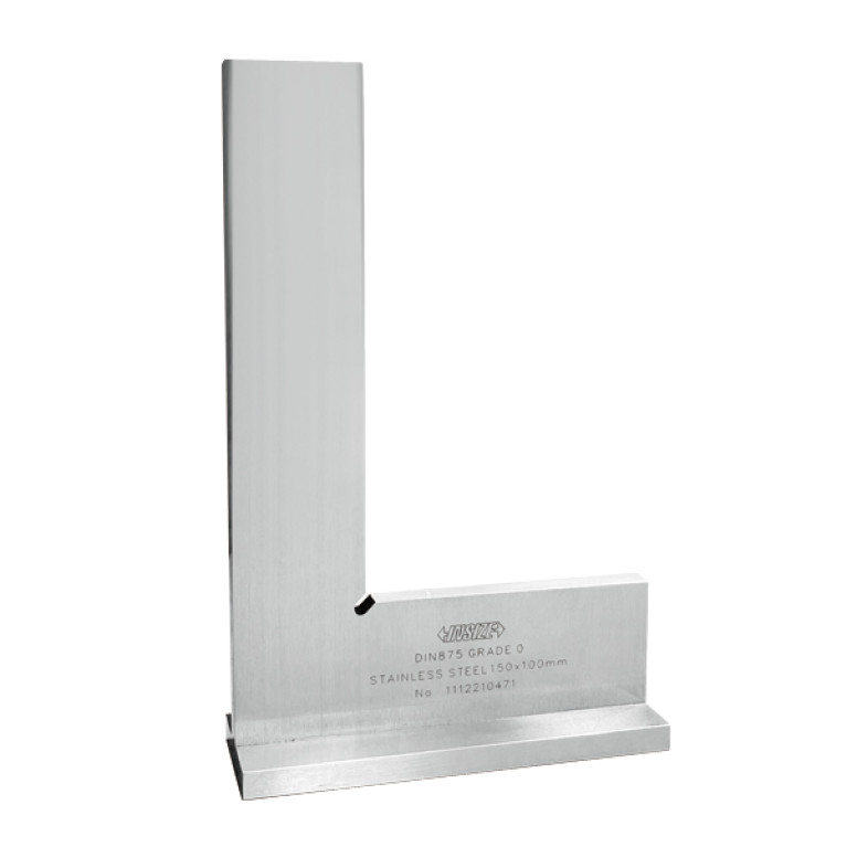 Угольник поверочный лекальный с широким основанием класс 0 150x100мм (4793-150) INSIZE