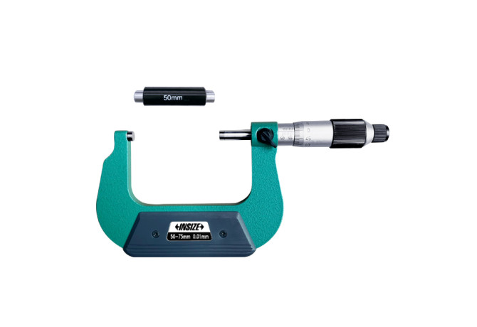 Микрометр гладкий немагнитный 50-75мм 0.01мм (3231-75A) INSIZE