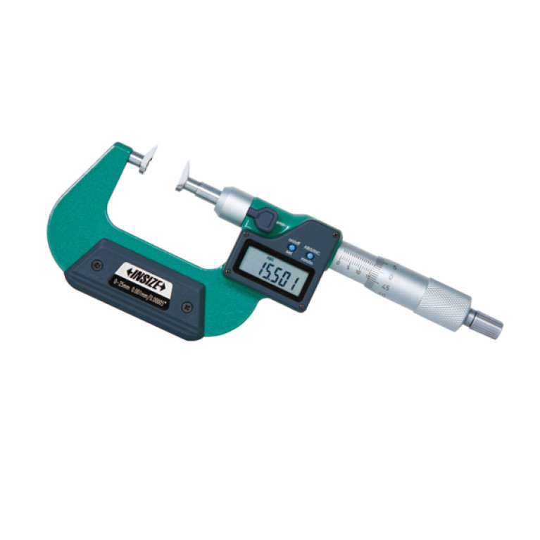 Микрометр цифровой с удлиненными губками 150-175мм 0.001мм (3583-175A) INSIZE