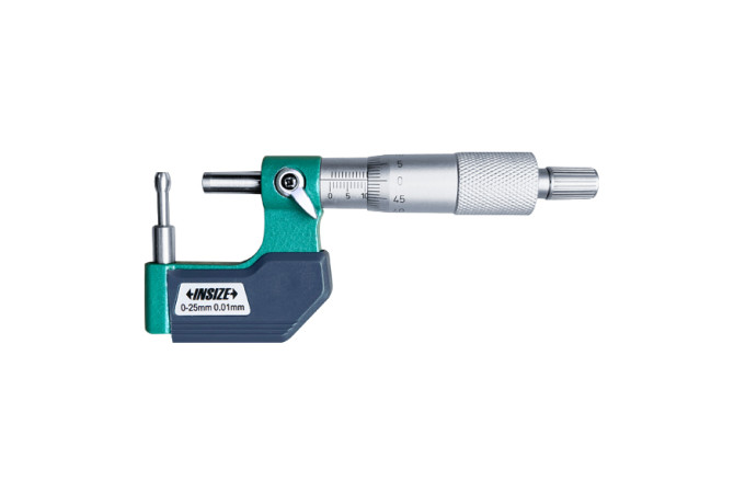 Микрометр трубный 0-25мм 0.01мм наконечник 4.7x16мм (3261-25DA) INSIZE